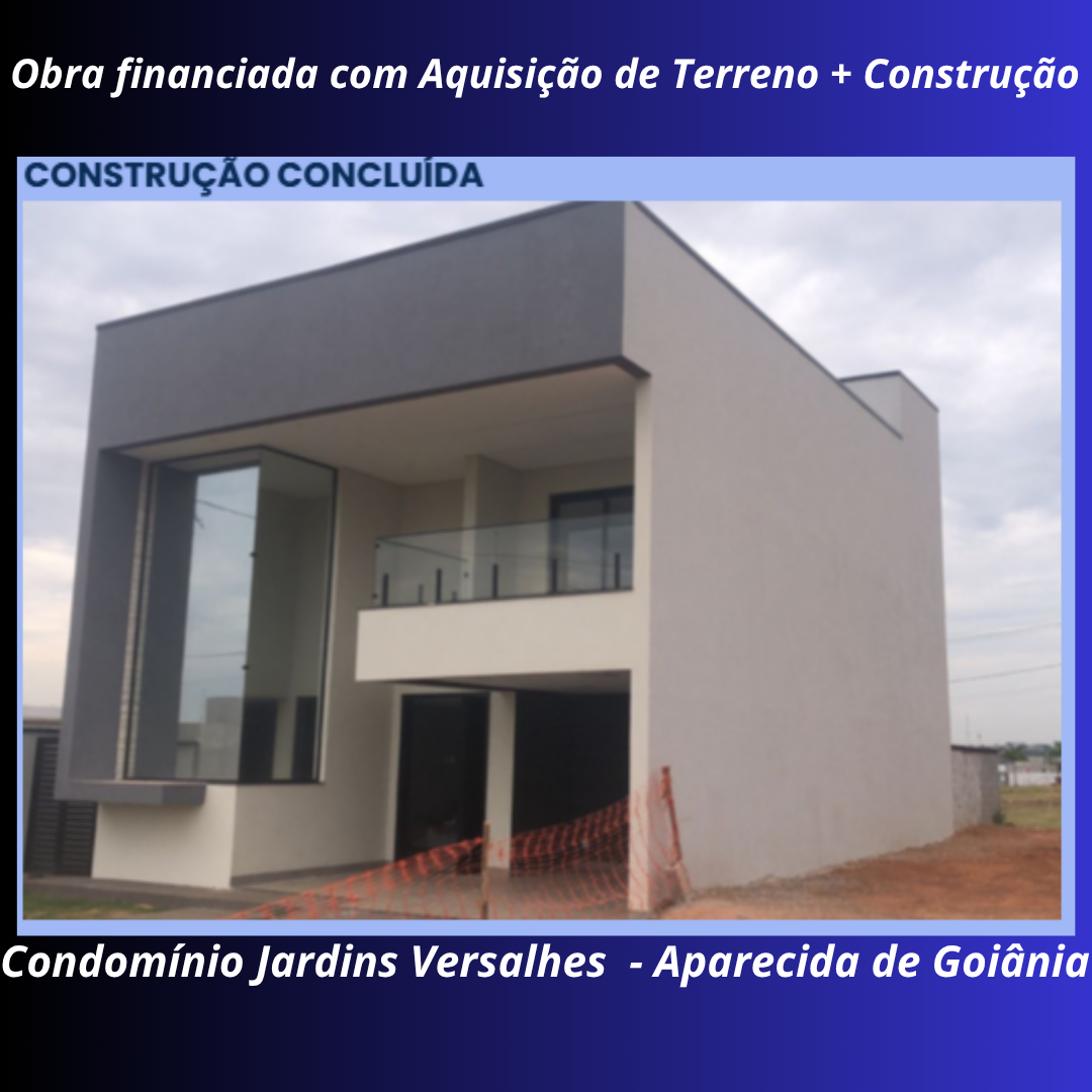 Construção concluída no Condomínio Jardins Versalhes, Aparecida de Goiânia