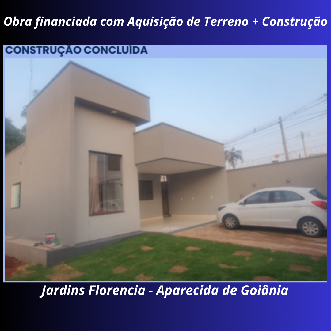 Construção concluída no Jardins Florença, Aparecida de Goiânia